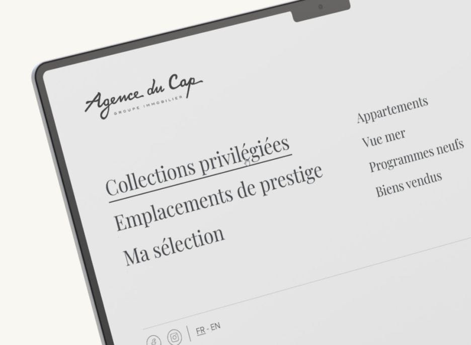 agencd du cap siteweb laptop