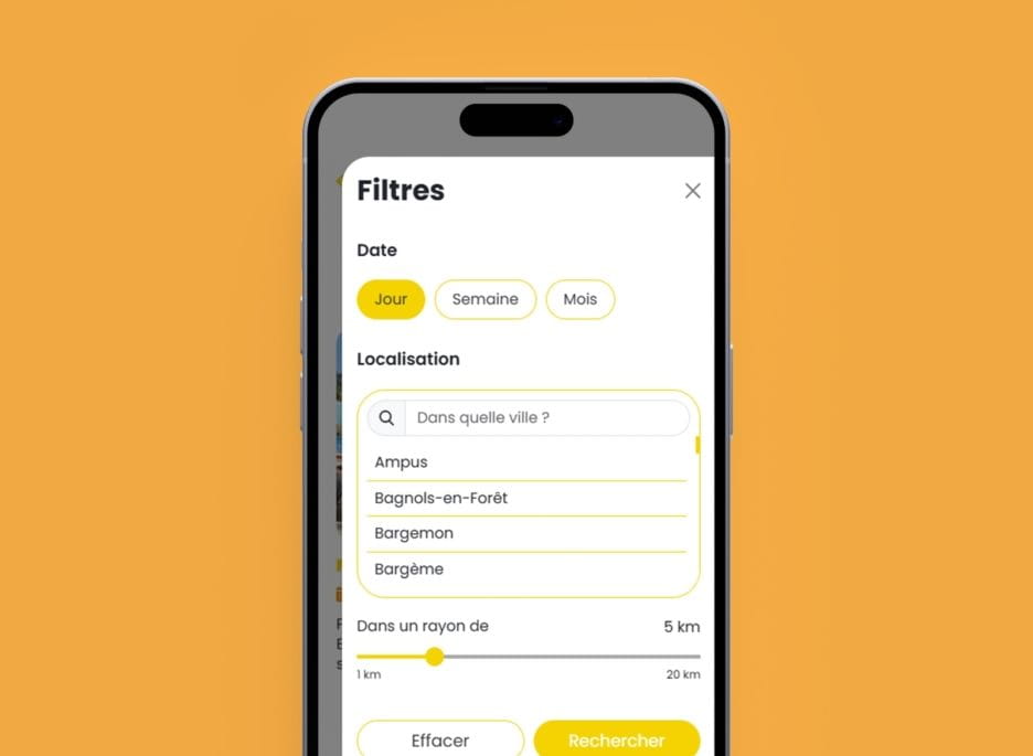 zou app filtres mobile