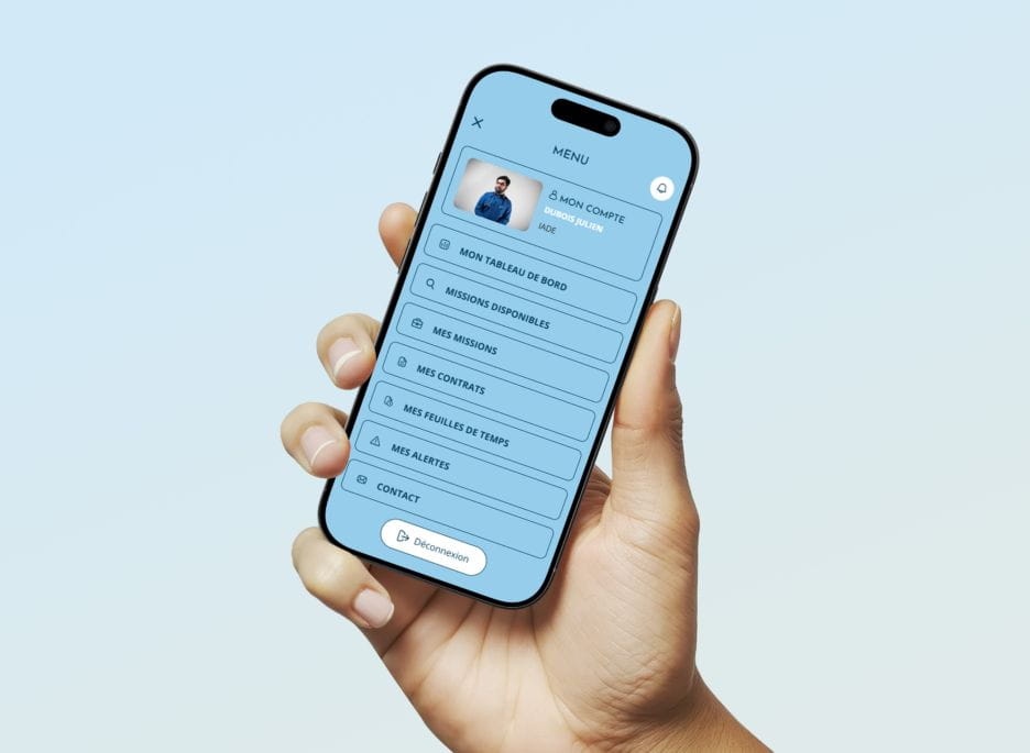 intermedica phone hand menu