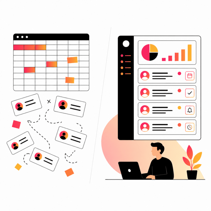 CRM ou fichier Excel : pourquoi vous perdez 40 % de vos opportunités commerciales