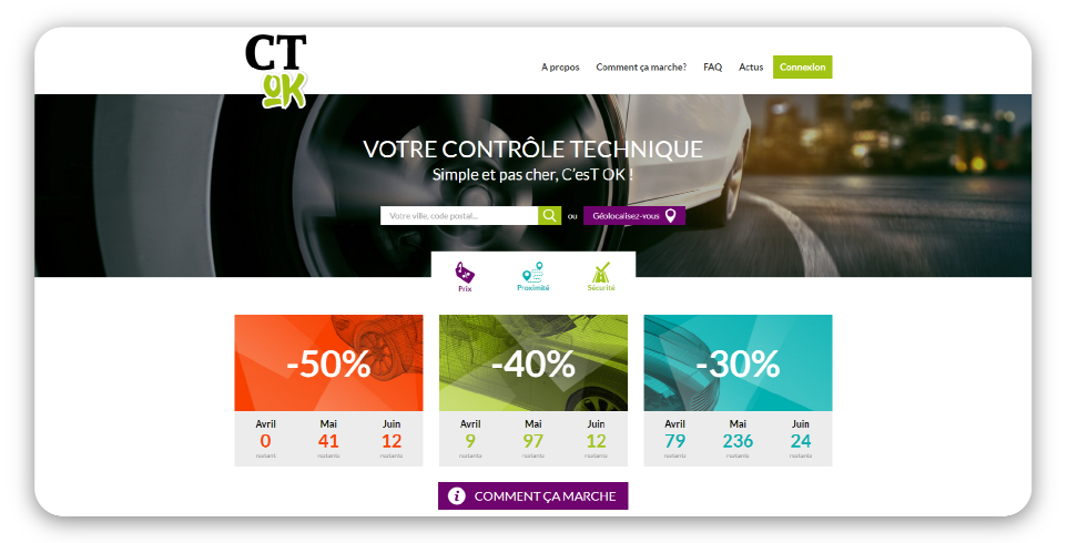 Création site internet eCommerce CT-OK Saint-Raphaël