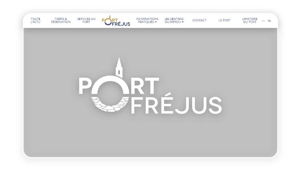 Création site internet Nautisme Port-Fréjus